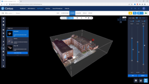 Cintoo cloud computing logo with cloud icon and company name