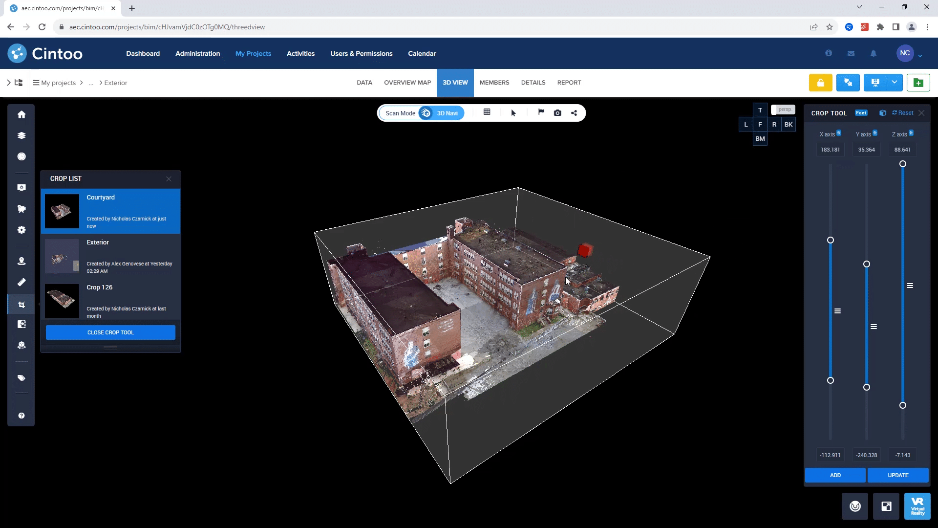 Cintoo cloud computing logo with cloud icon and company name
